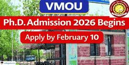 VMOU PhD Admission 2026 Begins  Apply by February 10